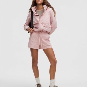 Always Effortless Classic fit jacket Pink Windbreaker!